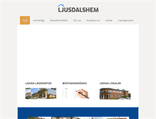 Tablet Screenshot of ljusdalshem.se